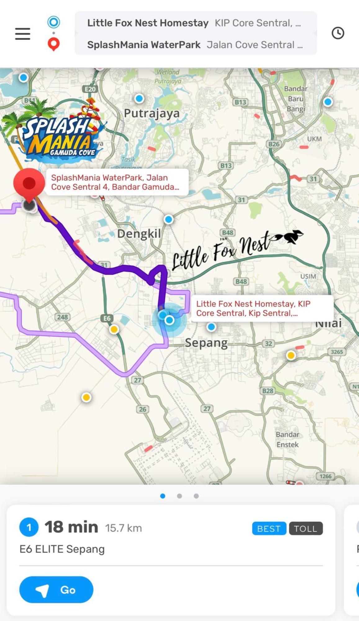 Unit - Little Fox Nest Klia And Gamuda Splashmania * Sepang